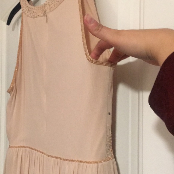 NWT Adrianna Papell Chiffon Halter Gown - Picture 7 of 8